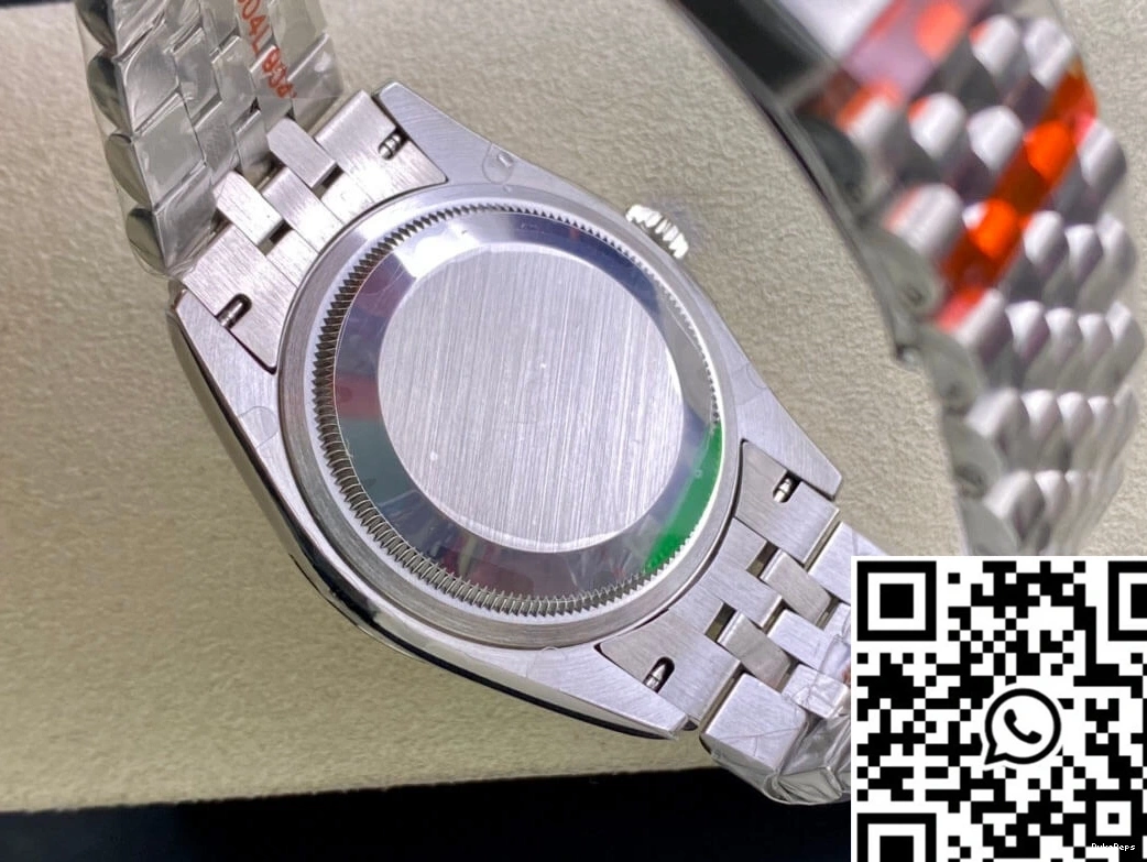 White Factory Rolex Stainless Dial Steel EW Datejust 36MM 1018